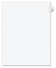 A Picture of product AVE-01052 Avery® Preprinted Style Legal Dividers Exhibit Side Tab Index 10-Tab, 52, 11 x 8.5, White, 25/Pack, (1052)