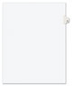 A Picture of product AVE-01055 Avery® Preprinted Style Legal Dividers Exhibit Side Tab Index 10-Tab, 55, 11 x 8.5, White, 25/Pack, (1055)