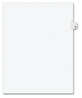 A Picture of product AVE-01056 Avery® Preprinted Style Legal Dividers Exhibit Side Tab Index 10-Tab, 56, 11 x 8.5, White, 25/Pack, (1056)