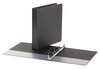 A Picture of product UNV-33401 Universal® Economy Non-View Round Ring Binder 3 Rings, 1.5" Capacity, 11 x 8.5, Black, 4/Pack