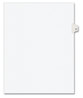 A Picture of product AVE-01057 Avery® Preprinted Style Legal Dividers Exhibit Side Tab Index 10-Tab, 57, 11 x 8.5, White, 25/Pack, (1057)