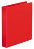 A Picture of product UNV-33403 Universal® Economy Non-View Round Ring Binder 3 Rings, 1.5" Capacity, 11 x 8.5, Red