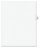 A Picture of product AVE-01059 Avery® Preprinted Style Legal Dividers Exhibit Side Tab Index 10-Tab, 59, 11 x 8.5, White, 25/Pack, (1059)