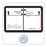 A Picture of product AAG-E1900 AT-A-GLANCE® Desk Calendar Base for Loose-Leaf Refill 3 x 3.75, Black