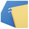 A Picture of product UNV-34112 Universal® Deluxe Reinforced Recycled Hanging File Folders Letter Size, 1/5-Cut Tabs, Assorted, 25/Box