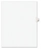 A Picture of product AVE-01060 Avery® Preprinted Style Legal Dividers Exhibit Side Tab Index 10-Tab, 60, 11 x 8.5, White, 25/Pack, (1060)