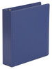 A Picture of product UNV-34402 Universal® Economy Non-View Round Ring Binder 3 Rings, 2" Capacity, 11 x 8.5, Royal Blue