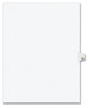 A Picture of product AVE-01064 Avery® Preprinted Style Legal Dividers Exhibit Side Tab Index 10-Tab, 64, 11 x 8.5, White, 25/Pack, (1064)