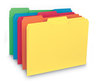 A Picture of product SMD-10229 Smead™ Interior File Folders 1/3-Cut Tabs: Assorted, Letter Size, 0.75" Expansion, Colors, 100/Box