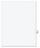 A Picture of product AVE-01068 Avery® Preprinted Style Legal Dividers Exhibit Side Tab Index 10-Tab, 68, 11 x 8.5, White, 25/Pack, (1068)