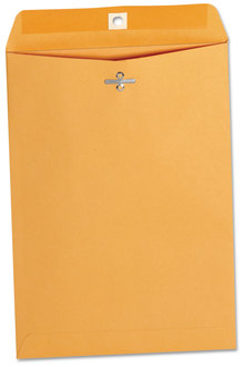 Universal® Kraft Clasp Envelope #75, Square Flap, Clasp/Gummed Closure, 7.5 x 10.5, Brown 100/Box