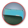 A Picture of product SMD-10235 Smead™ Interior File Folders 1/3-Cut Tabs: Assorted, Letter Size, 0.75" Expansion, Aqua, 100/Box