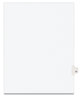 A Picture of product AVE-01070 Avery® Preprinted Style Legal Dividers Exhibit Side Tab Index 10-Tab, 70, 11 x 8.5, White, 25/Pack, (1070)