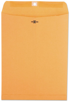 Universal® Kraft Clasp Envelope #93, Square Flap, Clasp/Gummed Closure, 9.5 x 12.5, Brown 100/Box
