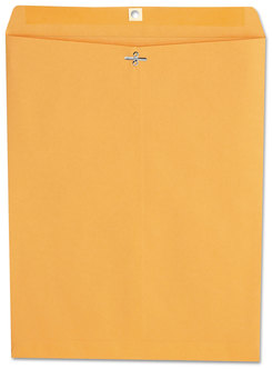Universal® Kraft Clasp Envelope #110, Square Flap, Clasp/Gummed Closure, 12 x 15.5, Brown 100/Box