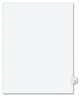 A Picture of product AVE-01073 Avery® Preprinted Style Legal Dividers Exhibit Side Tab Index 10-Tab, 73, 11 x 8.5, White, 25/Pack, (1073)