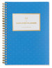 A Picture of product AAG-EL83200A23 AT-A-GLANCE® The Simplified Planner® by Emily Ley: Weekly/Monthly Book Academic 8.5 x 5.5, Azure Pin Dot Cover, 12-Month (July to June): 2022-2023