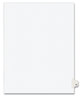 A Picture of product AVE-01074 Avery® Preprinted Style Legal Dividers Exhibit Side Tab Index 10-Tab, 74, 11 x 8.5, White, 25/Pack, (1074)