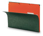 A Picture of product SMD-10259 Smead™ Interior File Folders 1/3-Cut Tabs: Assorted, Letter Size, 0.75" Expansion, Orange, 100/Box