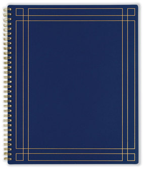 AT-A-GLANCE® The Simplified Planner® by Emily Ley: Weekly/Monthly Book 11 x 8.5, Navy Blue/Gold Cover, 12-Month (Jan-Dec): 2023