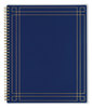 A Picture of product AAG-EL9490523 AT-A-GLANCE® The Simplified Planner® by Emily Ley: Weekly/Monthly Book 11 x 8.5, Navy Blue/Gold Cover, 12-Month (Jan-Dec): 2023