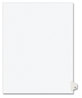 A Picture of product AVE-01075 Avery® Preprinted Style Legal Dividers Exhibit Side Tab Index 10-Tab, 75, 11 x 8.5, White, 25/Pack, (1075)