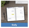 A Picture of product AAG-G10000 AT-A-GLANCE® DayMinder® Daily Appointment Book 8.5 x 5.5, Black Cover, 12-Month (Jan to Dec): 2024