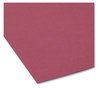 A Picture of product SMD-10275 Smead™ Interior File Folders 1/3-Cut Tabs: Assorted, Letter Size, 0.75" Expansion, Maroon, 100/Box