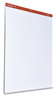 A Picture of product UNV-35601 Universal™ Easel Pads/Flip Charts Presentation Format (1" Rule), 27 x 34, White, 50 Sheets, 2/Carton