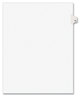 A Picture of product AVE-01079 Avery® Preprinted Style Legal Dividers Exhibit Side Tab Index 10-Tab, 79, 11 x 8.5, White, 25/Pack, (1079)