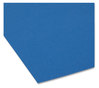 A Picture of product SMD-10279 Smead™ Interior File Folders 1/3-Cut Tabs: Assorted, Letter Size, 0.75" Expansion, Navy Blue, 100/Box