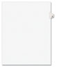 A Picture of product AVE-01080 Avery® Preprinted Style Legal Dividers Exhibit Side Tab Index 10-Tab, 80, 11 x 8.5, White, 25/Pack, (1080)