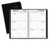 A Picture of product AAG-G21000 AT-A-GLANCE® DayMinder® Block Format Weekly Appointment Book Tabbed Telephone/Add Section, 8.5 x 5.5, Black, 12-Month (Jan to Dec): 2024