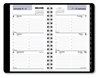 A Picture of product AAG-G25000 AT-A-GLANCE® DayMinder® Weekly Pocket Appointment Book with Telephone/Address Section 6 x 3.5, Black Cover, 12-Month (Jan to Dec): 2024