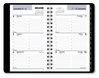 A Picture of product AAG-G25000 AT-A-GLANCE® DayMinder® Weekly Pocket Appointment Book with Telephone/Address Section 6 x 3.5, Black Cover, 12-Month (Jan to Dec): 2025