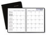 A Picture of product AAG-G40000 AT-A-GLANCE® DayMinder® Monthly Planner with Notes Column, Ruled Blocks, 8.75 x 7, Black Cover, 12-Month (Jan to Dec): 2024