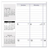 A Picture of product AAG-G47000 AT-A-GLANCE® DayMinder® Monthly Planner Ruled Blocks, 12 x 8, Black Cover, 14-Month (Dec to Jan): 2023 2025