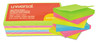 A Picture of product UNV-35612 Universal® Self-Stick Note Pads 3" x Assorted Neon Colors, 100 Sheets/Pad, 12 Pads/Pack