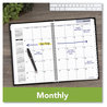 A Picture of product AAG-G470H00 AT-A-GLANCE® DayMinder® Hard-Cover Monthly Planner Ruled Blocks, 11.75 x 8, Black Cover, 14-Month (Dec to Jan): 2023 2025