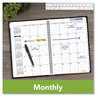 A Picture of product AAG-G470H00 AT-A-GLANCE® DayMinder® Hard-Cover Monthly Planner Ruled Blocks, 11.75 x 8, Black Cover, 14-Month: Dec 2024 to Jan 2026