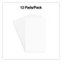 A Picture of product UNV-35613 Universal® Scratch Pads Unruled, 3 x 5, White, 100 Sheets, 12/Pack