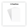 A Picture of product UNV-35614 Universal® Scratch Pads Unruled, 4 x 6, White, 100 Sheets, 12/Pack