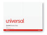 A Picture of product UNV-35614 Universal® Scratch Pads Unruled, 4 x 6, White, 100 Sheets, 12/Pack