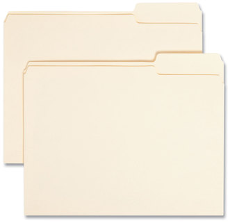 Smead™ Manila File Folders 1/3-Cut Tabs: Right Position, Letter Size, 0.75" Expansion, 100/Box