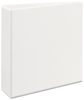 Avery® Heavy-Duty View Binder with DuraHinge® and One Touch EZD® Rings Extra-Wide Cover, 3 Ring, 3" Capacity, 11 x 8.5, White, (1321)