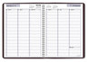 A Picture of product AAG-G52014 AT-A-GLANCE® DayMinder® Weekly Appointment Book Vertical-Column Format, 11 x 8, Burgundy Cover, 12-Month (Jan to Dec): 2024