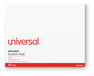 A Picture of product UNV-35615 Universal® Scratch Pads Unruled, 5 x 8, White, 100 Sheets, 12/Pack