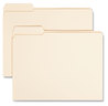 A Picture of product SMD-10335 Smead™ Reinforced Tab Manila File Folder Folders, 1/3-Cut Tabs: Left Position, Letter Size, 0.75" Expansion, 11-pt 100/Box