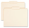A Picture of product SMD-10336 Smead™ Reinforced Tab Manila File Folder Folders, 1/3-Cut Tabs: Center Position, Letter Size, 0.75" Expansion, 11-pt 100/Box