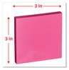 A Picture of product UNV-35617 Universal® Fan-Folded Self-Stick Pop-Up Note Pads 3" x Assorted Neon Colors, 100 Sheets/Pad, 12 Pads/Pack